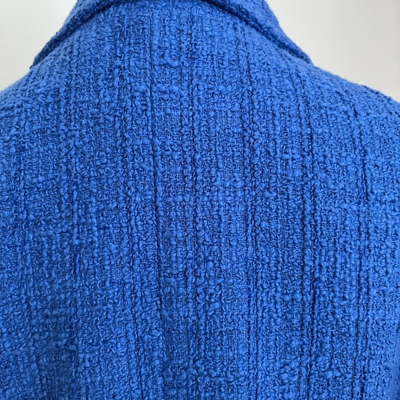 Kate Spade Royal Blue Boucle Jacket Size 6 - Picture 9 of 11
